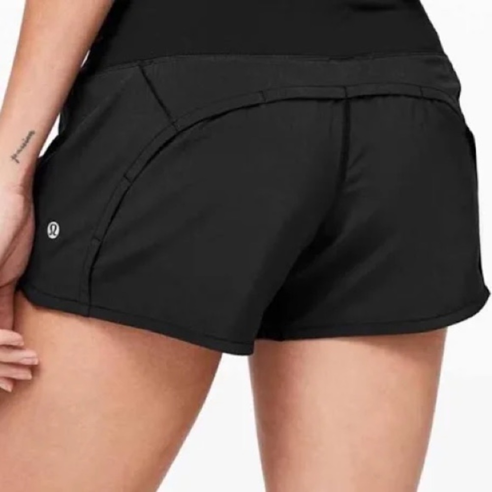 Lululemon Athletica Women's Jet Black Athletic Shorts